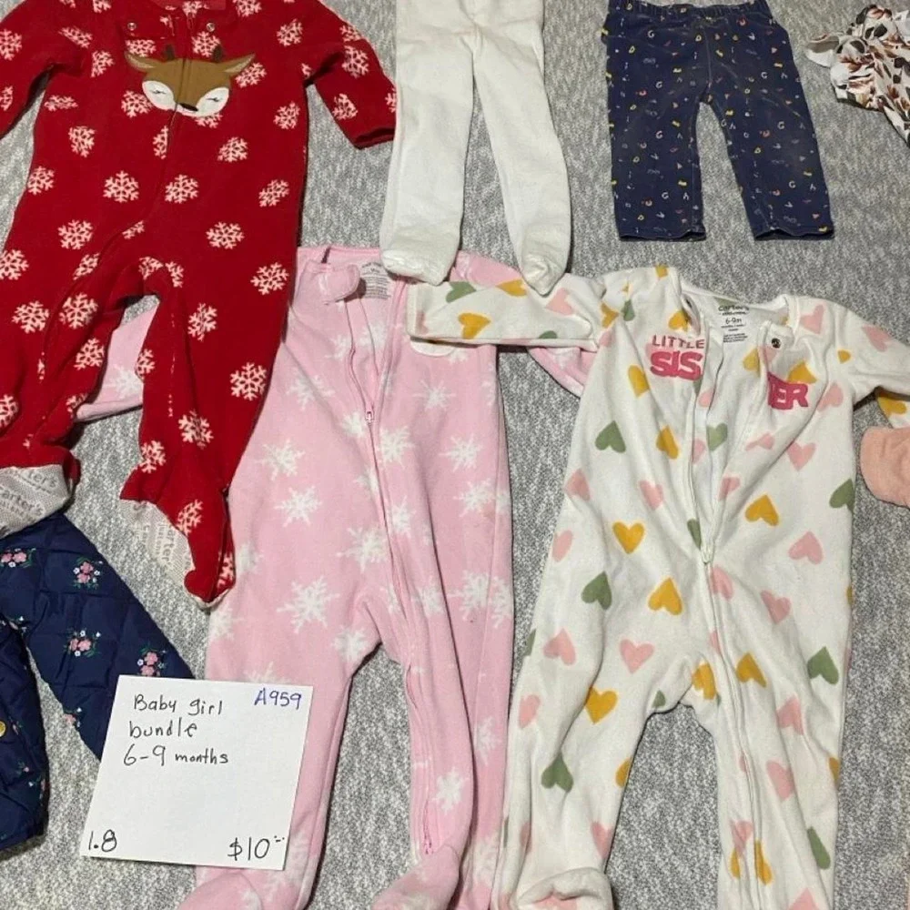Baby girl bundle 6-9 months. SKU-A959#babygirl